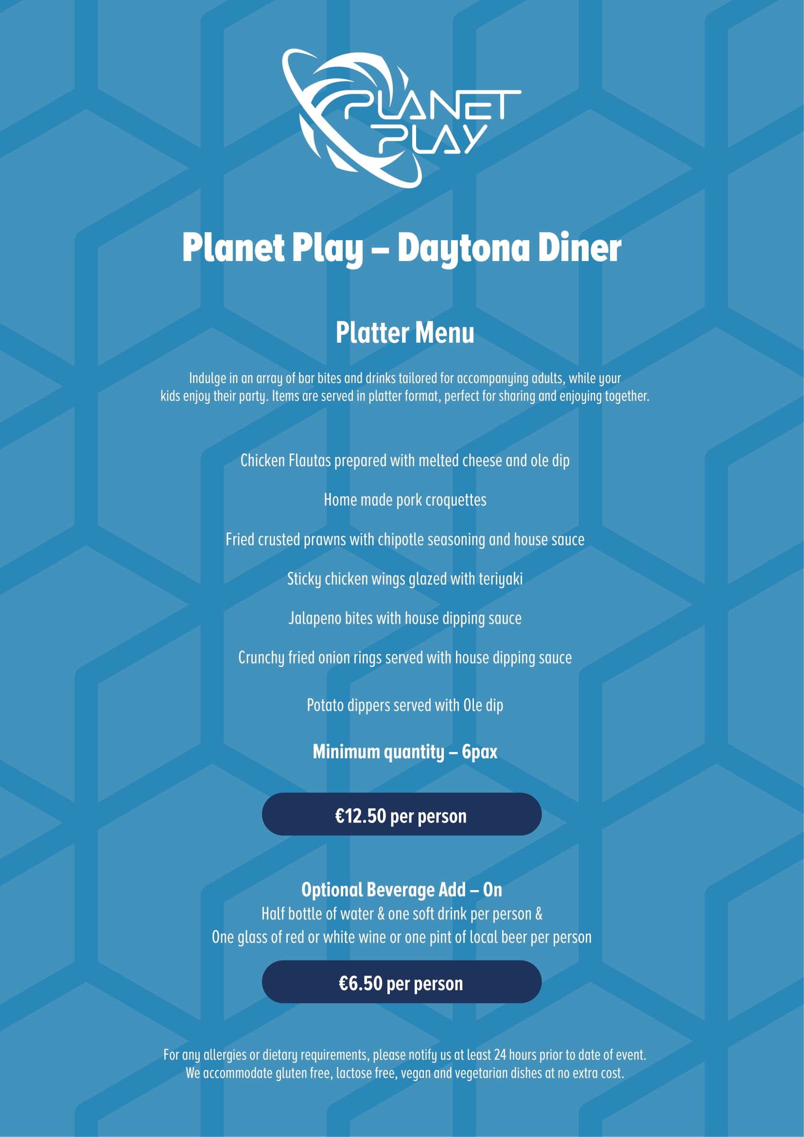 Food Menus Adult Platter 1